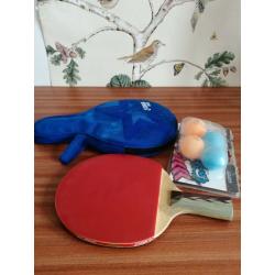 Bundle of Table Tennis Bats and Balls
