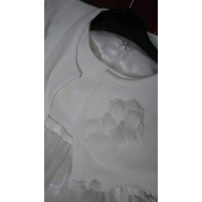 Stunning dress and cardigan set bran new size 7/8