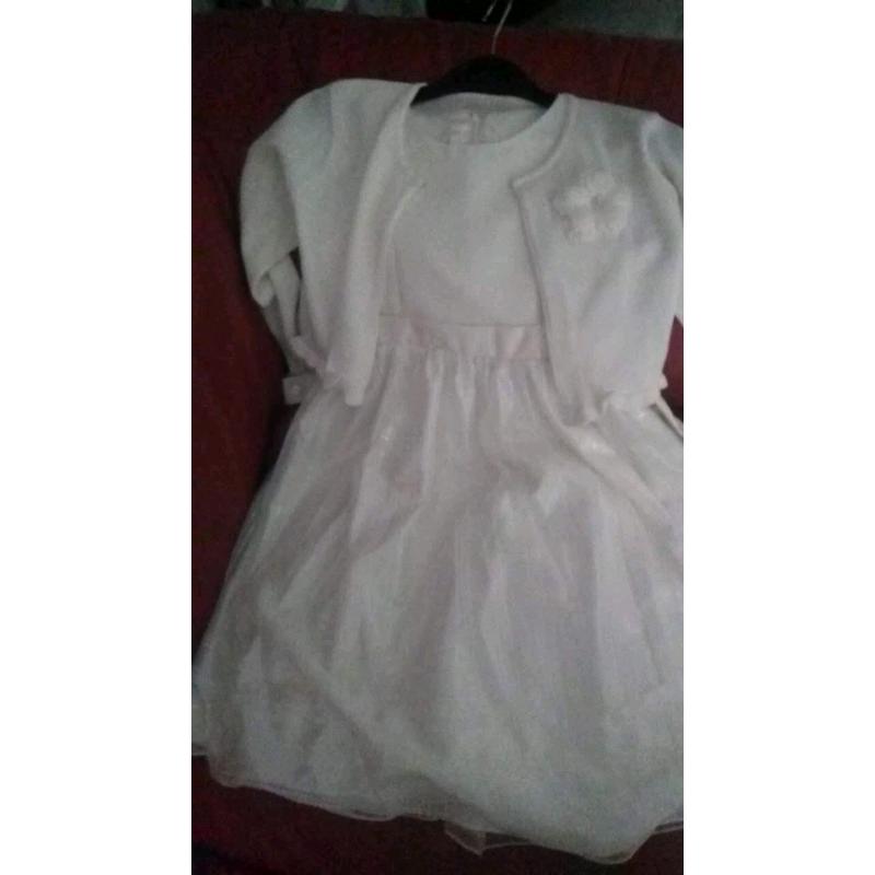 Stunning dress and cardigan set bran new size 7/8