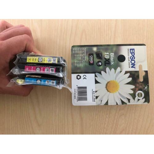 Four Epsom Ink Cartridges: Black, Cyan, Magenta and Yellow
