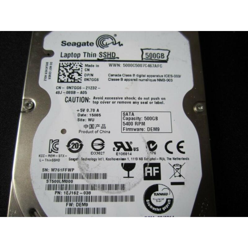 500GB SSHD FAST LAPTOP PS4 PS3 XBOX 2.5inch HARD DRIVE FORMATTED