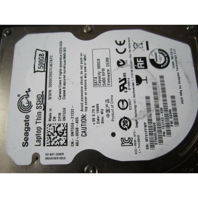 500GB SSHD FAST LAPTOP PS4 PS3 XBOX 2.5inch HARD DRIVE FORMATTED