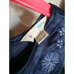 Navy occassion dress by Yumi aged 4-5
