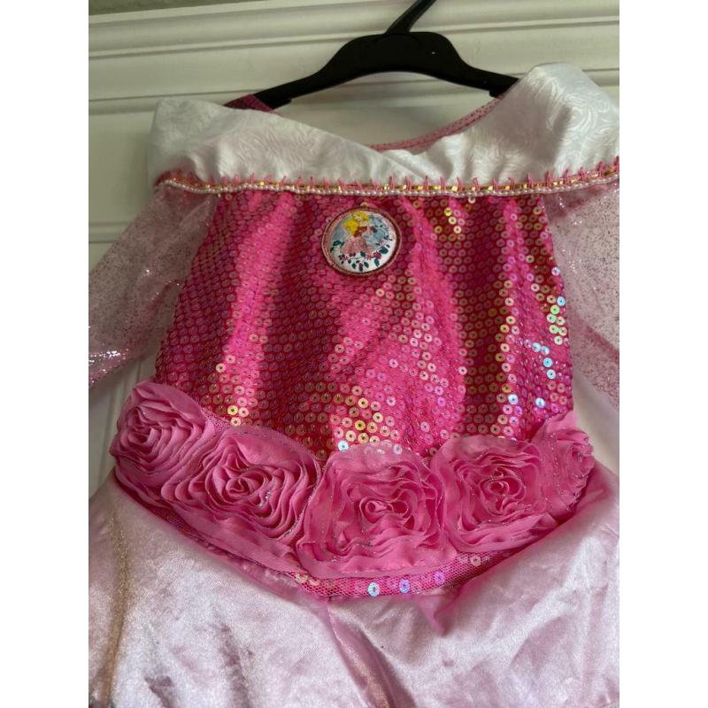 Disney Aurora Fancy Dress - Size 5/6