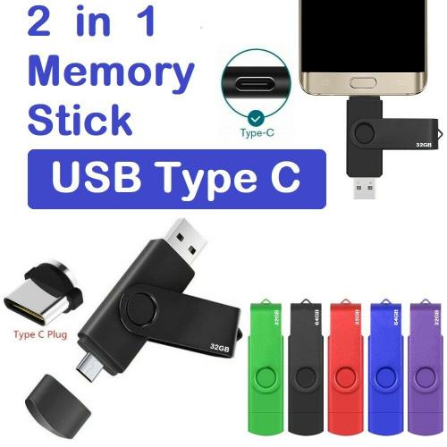 USB Flash Drive Type C OTG for Android Samsung, Sony, Huawei, Google