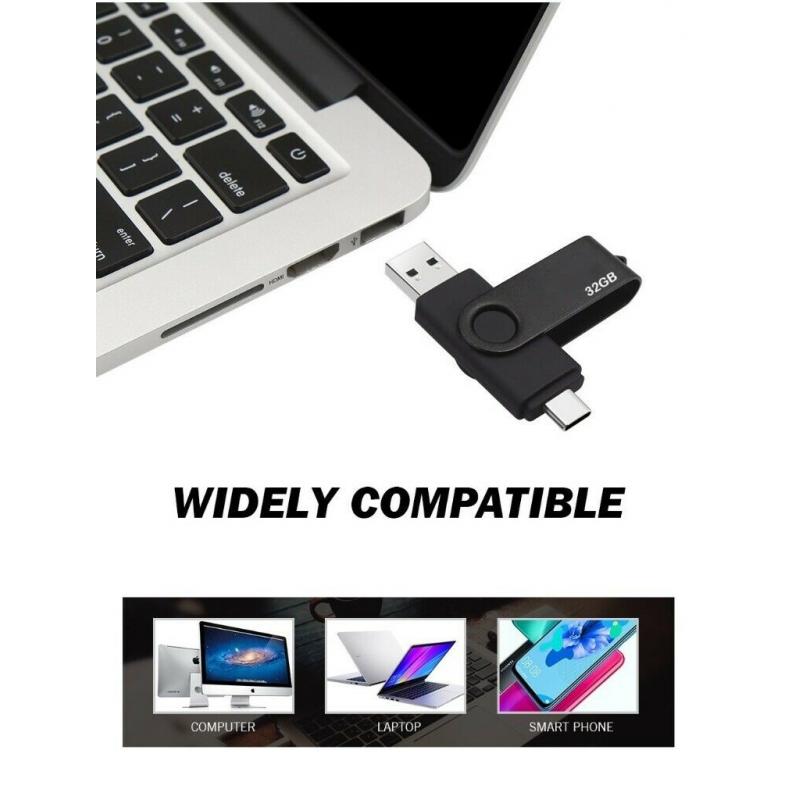 USB Flash Drive Type C OTG for Android Samsung, Sony, Huawei, Google