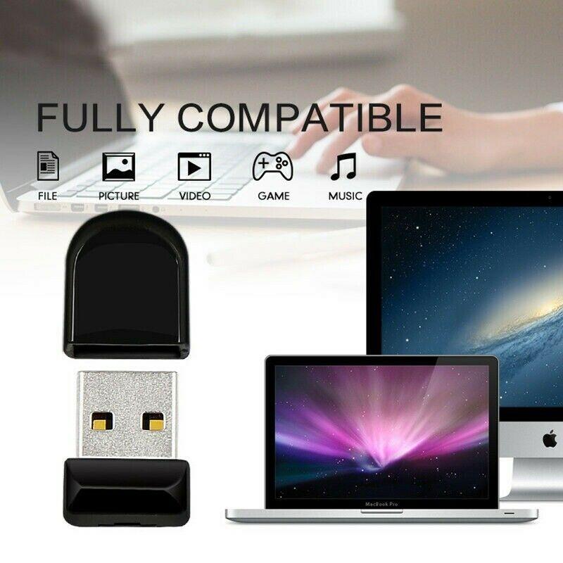 128GB Mini U Disk USB 2.0 High Speed Flash Drive Memory SMALLER THAN 10P