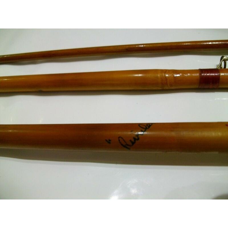 A Vintage RIVULET 3 x Piece 10?6" Cane Rod