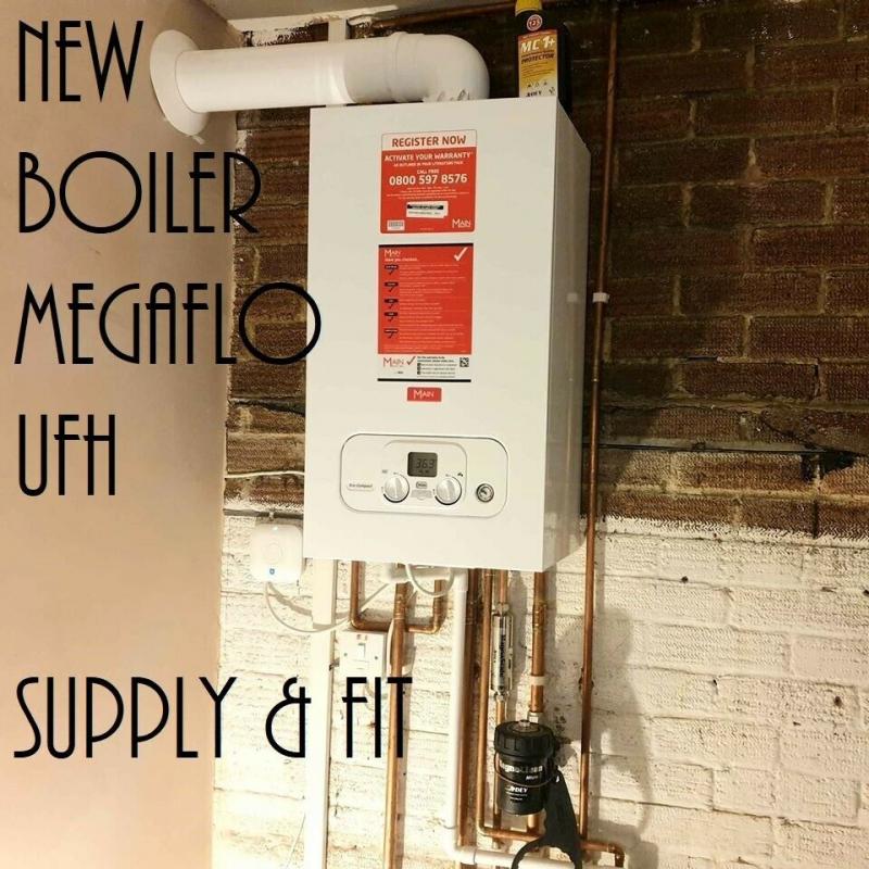 NEW Boiler Supply & Install - Free Quote - Megaflo Unvented Cylinder UFH All Brands Install Heating