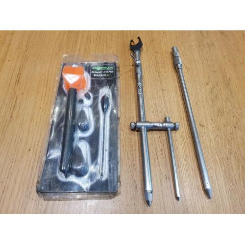 Carp Rests: Solar Stainless Steel Carp Rod Equipment - Pristine