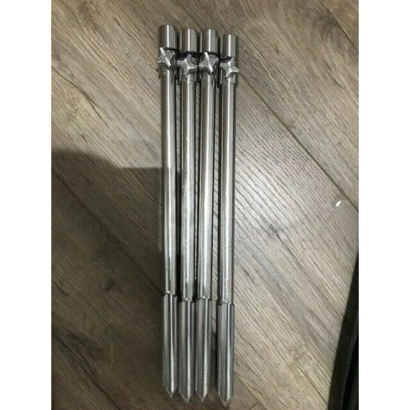 MATRIX ROCK SOLID QUADRA POINT BANK STICKS 13" x 4 CARP FISHING TACKLE