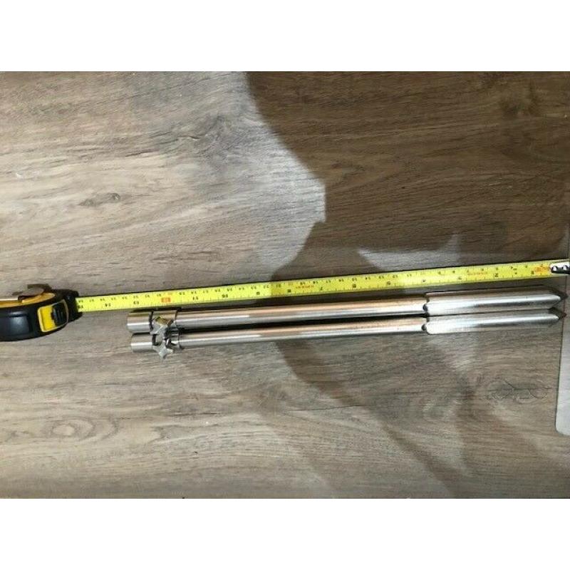 MATRIX ROCK SOLID QUADRA POINT BANK STICKS 13" x 4 CARP FISHING TACKLE