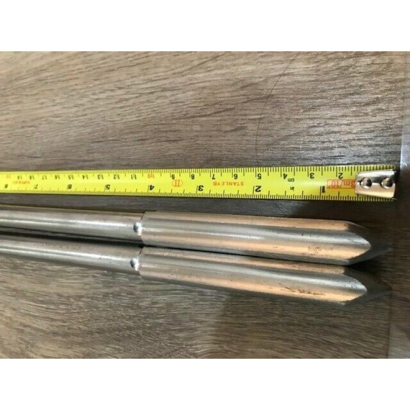 MATRIX ROCK SOLID QUADRA POINT BANK STICKS 13" x 4 CARP FISHING TACKLE