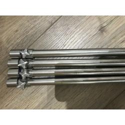 MATRIX ROCK SOLID QUADRA POINT BANK STICKS 13" x 4 CARP FISHING TACKLE