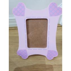 Girls wooden photo frame