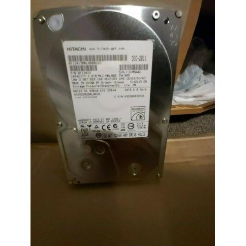 HITACHI 2TB SATA 6.0Gb/s Internal Hard Drive S/N F32XMAWG