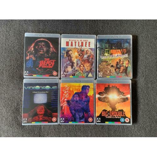 Arrow video Blu-Ray Bundle (mint condition)