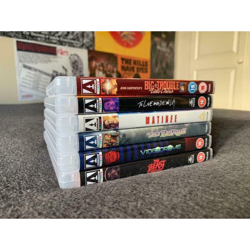 Arrow video Blu-Ray Bundle (mint condition)