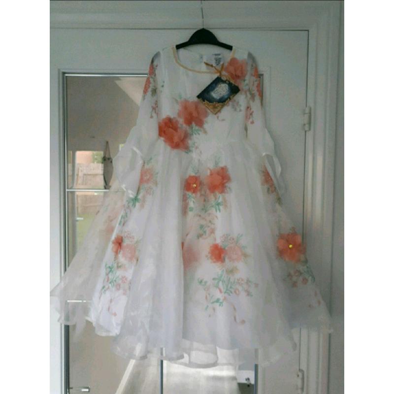 Never worn - Age 4 Disney Belle Celebration/Wedding dress
