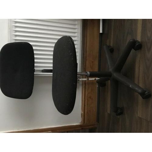Black Fabric Office Chair