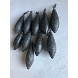 CARP FISHING LEADS - Four ounce coated leads - 4oz Zipp style leads