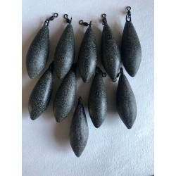 CARP FISHING LEADS - Four ounce coated leads - 4oz Zipp style leads