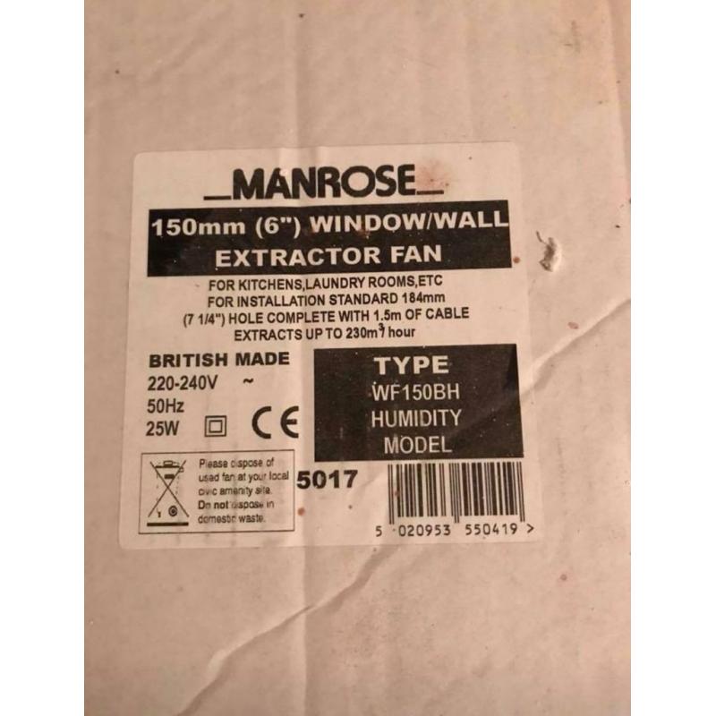Manrose extractor fan