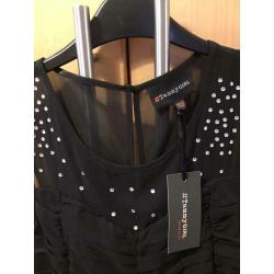 BNWT PARTY DRESS &NEXT SPARKLY LINED JACKET