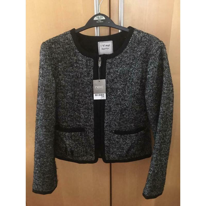 BNWT PARTY DRESS &NEXT SPARKLY LINED JACKET