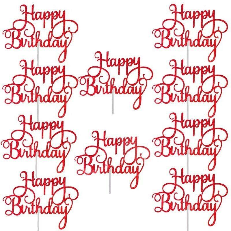 Cake Topper HAPPY BIRTHDAY