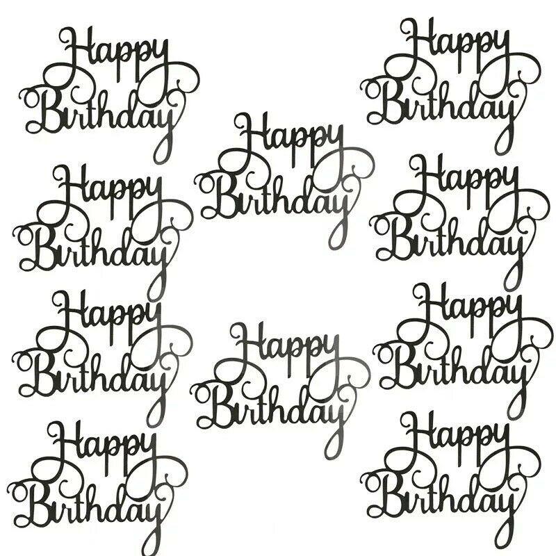 Cake Topper HAPPY BIRTHDAY