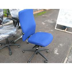 Office reception or typist chairs in blue A1 like condition (yes it's available)
