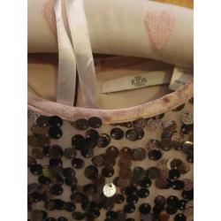 Girls M&S Sparkly Dress 7-8yrs Immaculate Condition