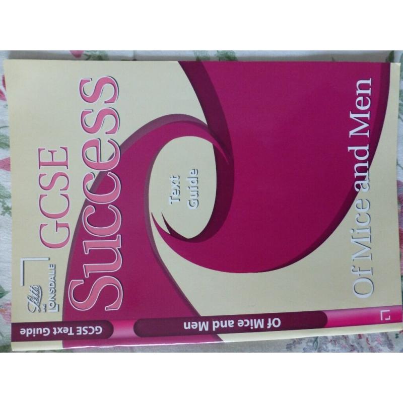 OF MICE AND MEN GCSE SUCCESS TEXT GUIDE