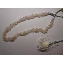OASIS semi precious rose stone chip necklace, 16 inch adjustable - NEW