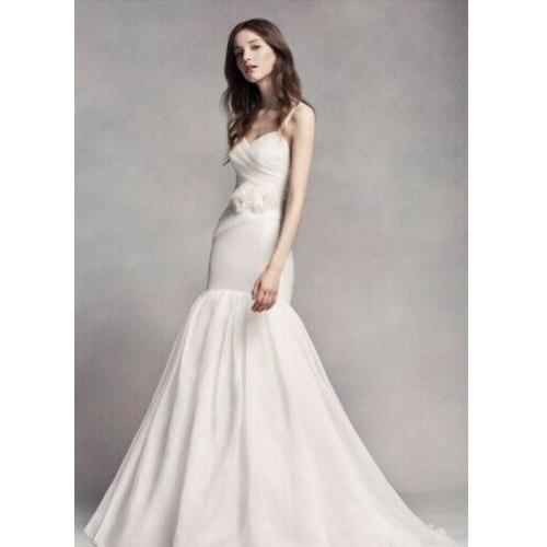 Vera Wang, off white, size12-14, Long Mermaid low back/ backless weddi