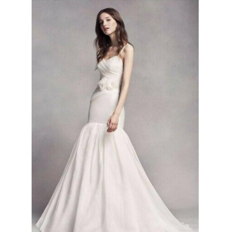 Vera Wang, off white, size12-14, Long Mermaid low back/ backless weddi