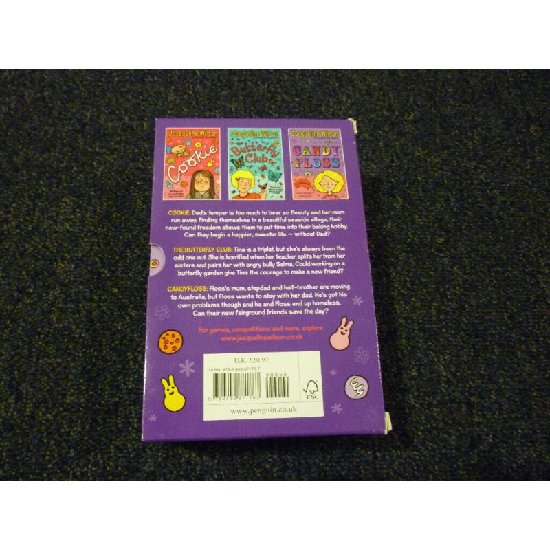 Sweet Dreams Jacqueline Wilson 3 Book Set Cookie Candyfloss The Butterfly Club