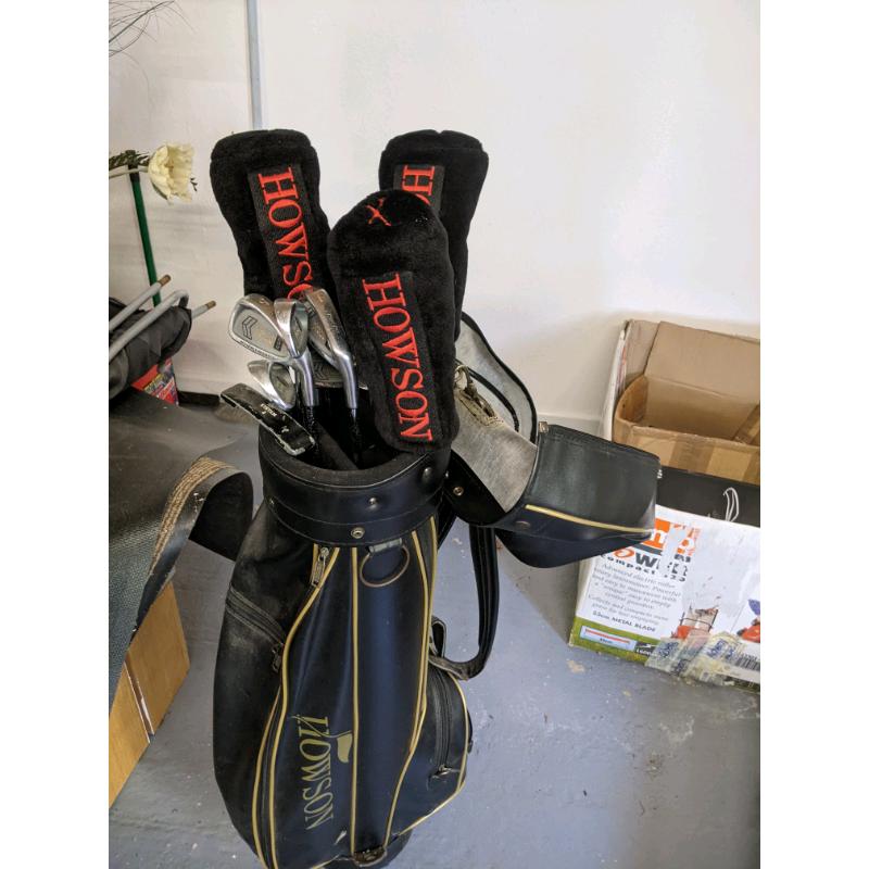 Golf club Howson set 14 clubs, bag and balls