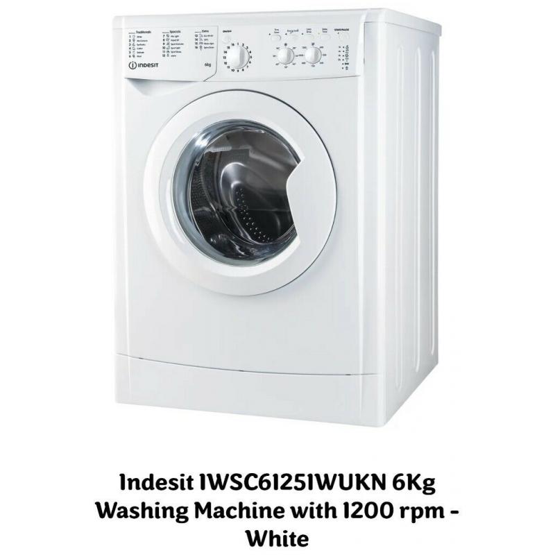 Brand new indesit washing machine