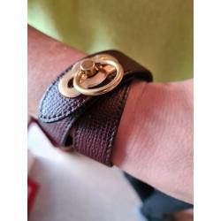 MULBERRY bracelet - DOUBLE WRAP - CLASSIC GRAIN LEATHER