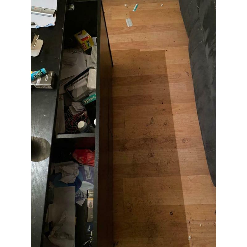 Storage coffee table with draws.