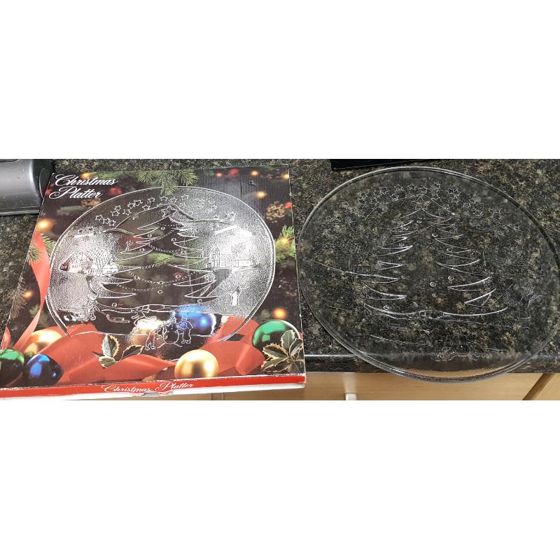 Christmas Platter. NEW