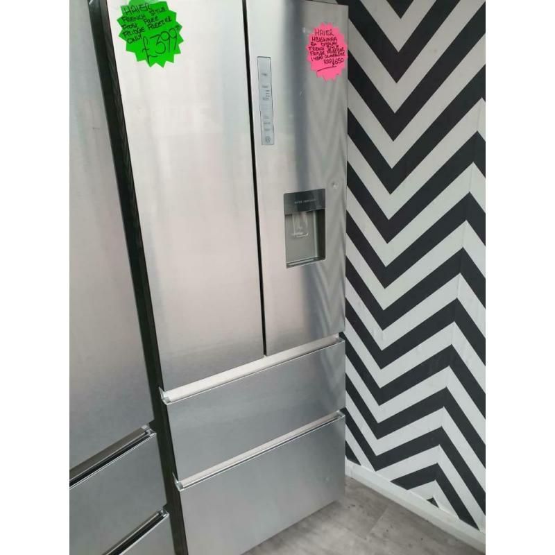 Haier ex display french style fridge freezer & dispenser