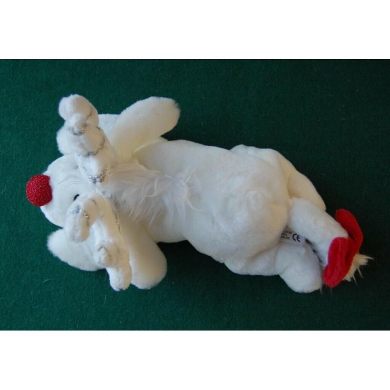 White Christmas Eeyore - Rudolph Reindeer Soft Toy - Disney Store Plush