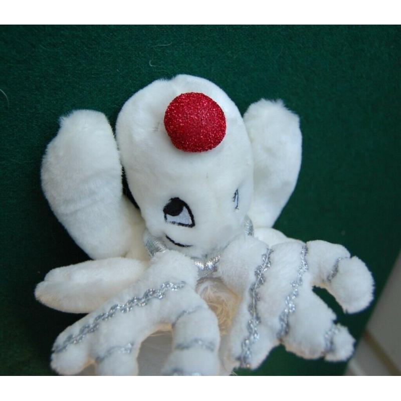 White Christmas Eeyore - Rudolph Reindeer Soft Toy - Disney Store Plush