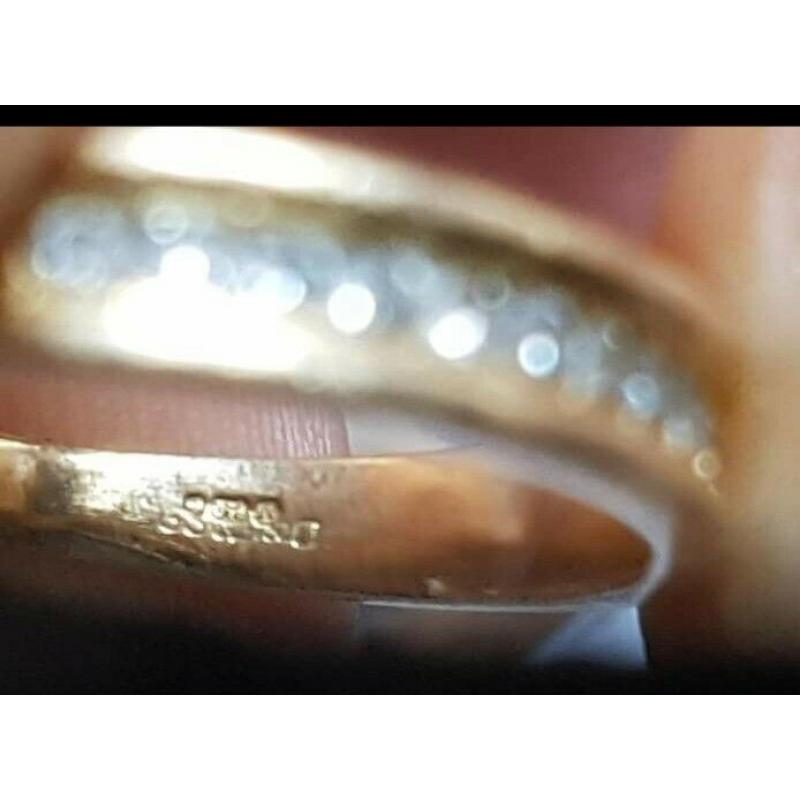 18k diamond half eternity ring open to sensible offers