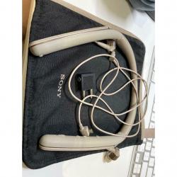 sony noise cancelling wireless earphone wi1000x beige