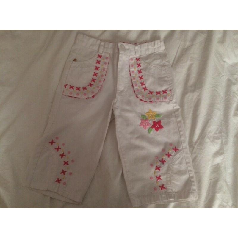 Girls 3/4 length jeans age 5-6yrs