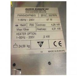 Daikin ducted fan could unit 4 pipe system